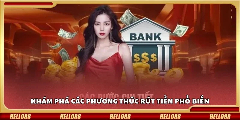 Khám phá các phương thức rút tiền phổ biến